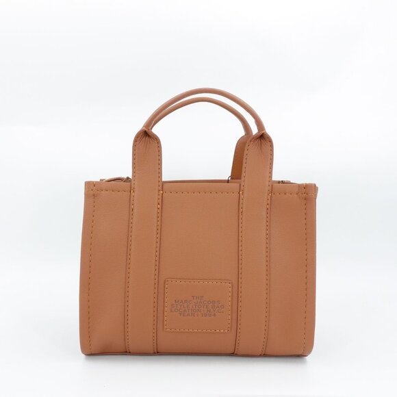 Marc Jacobs Women's The Small Leather Tote Bag Brown OS - Picture 16 of 16